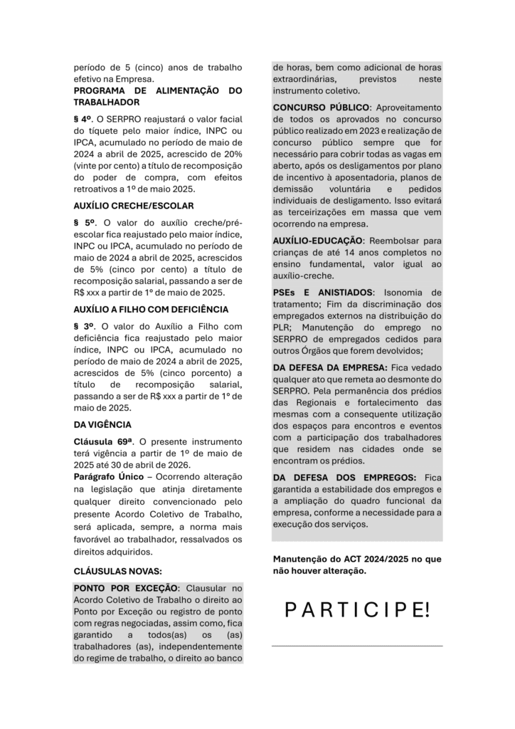 Print da página 2 do boletim Toques & Dados - 27/01/2025, para ler o conteúdo acesse o pdf abaixo